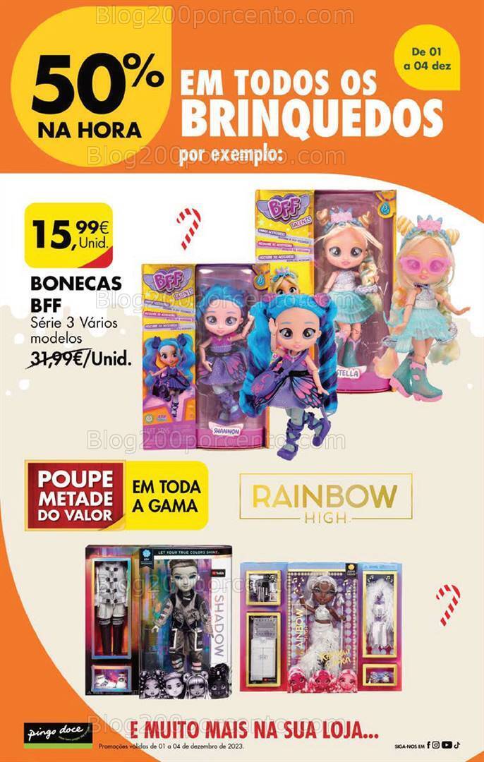 Antevisão Folheto PINGO DOCE Promoções Fim de Semana - 1 a 4 dezembro