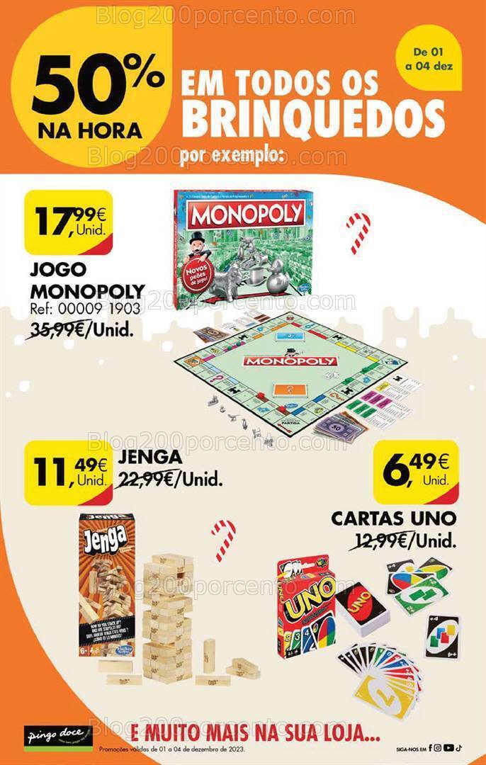 Antevisão Folheto PINGO DOCE Promoções Fim de Semana - 1 a 4 dezembro