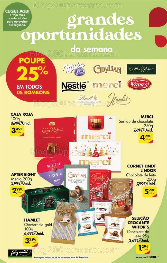 Antevisão Folheto PINGO DOCE Promoções Fim de Semana - 1 a 4 dezembro