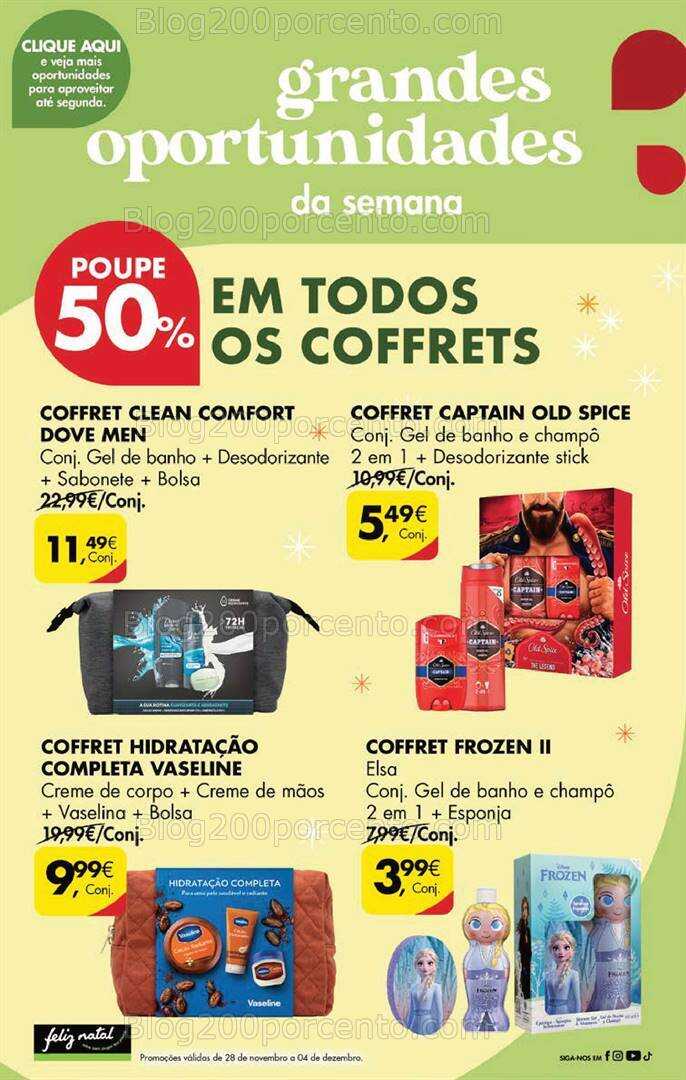 Antevisão Folheto PINGO DOCE Promoções Fim de Semana - 1 a 4 dezembro