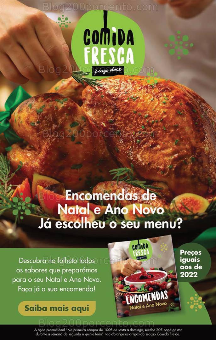Antevisão Folheto PINGO DOCE Promoções Fim de Semana - 1 a 4 dezembro