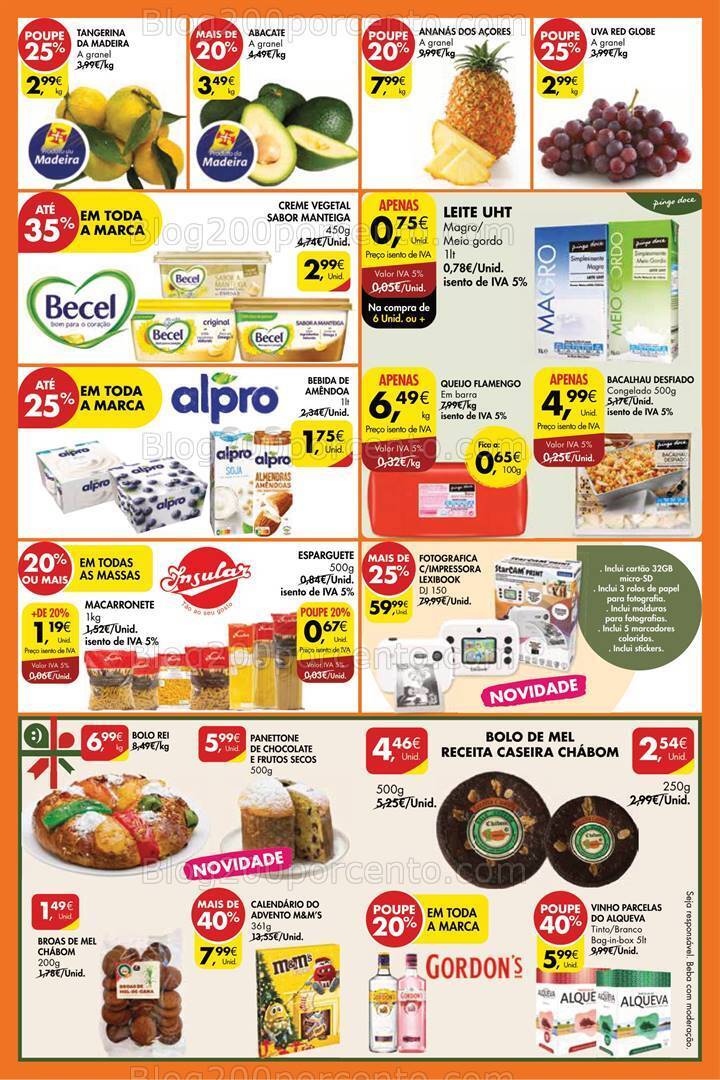 Antevisão Folheto PINGO DOCE Madeira Promoções Fim de Semana - 1 a 4 dezembro