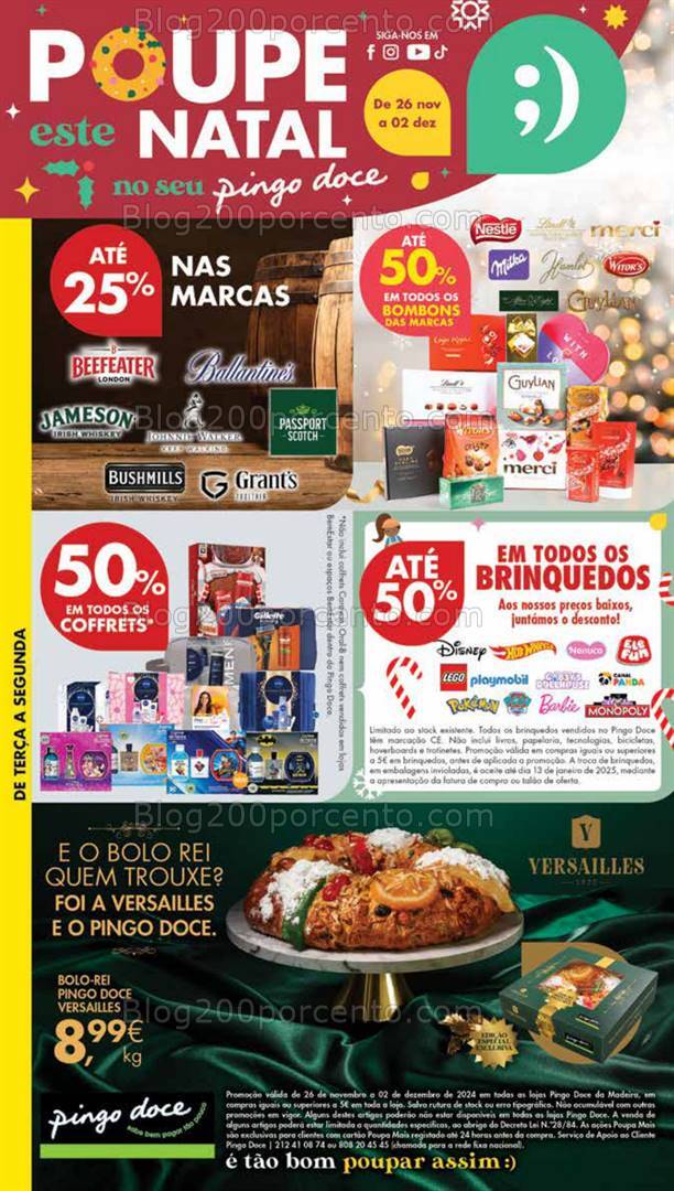 Antevisão Folheto PINGO DOCE Madeira Promoções de 26 novembro a 2 dezembro