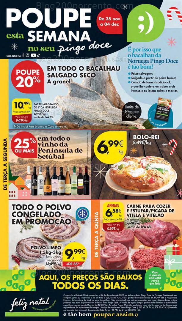 Antevisão Folheto PINGO DOCE Lojas Pequenas Promoções de 28 novembro a 4 dezembro