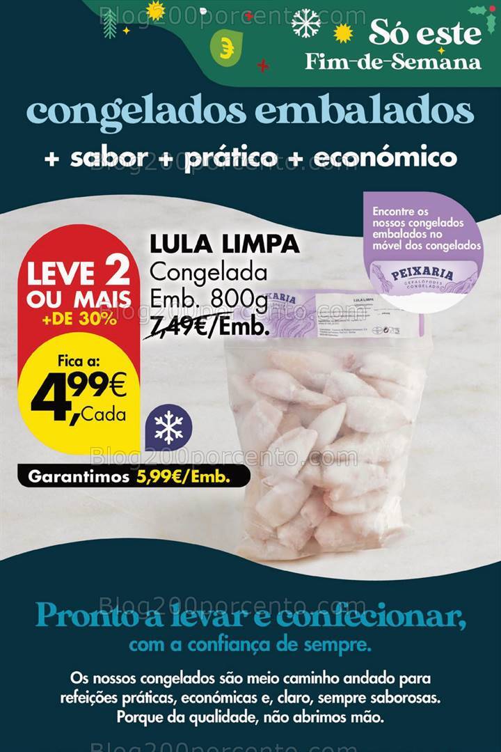 Antevisão Folheto PINGO DOCE Promoções Fim de Semana - 6 a 9 dezembro
