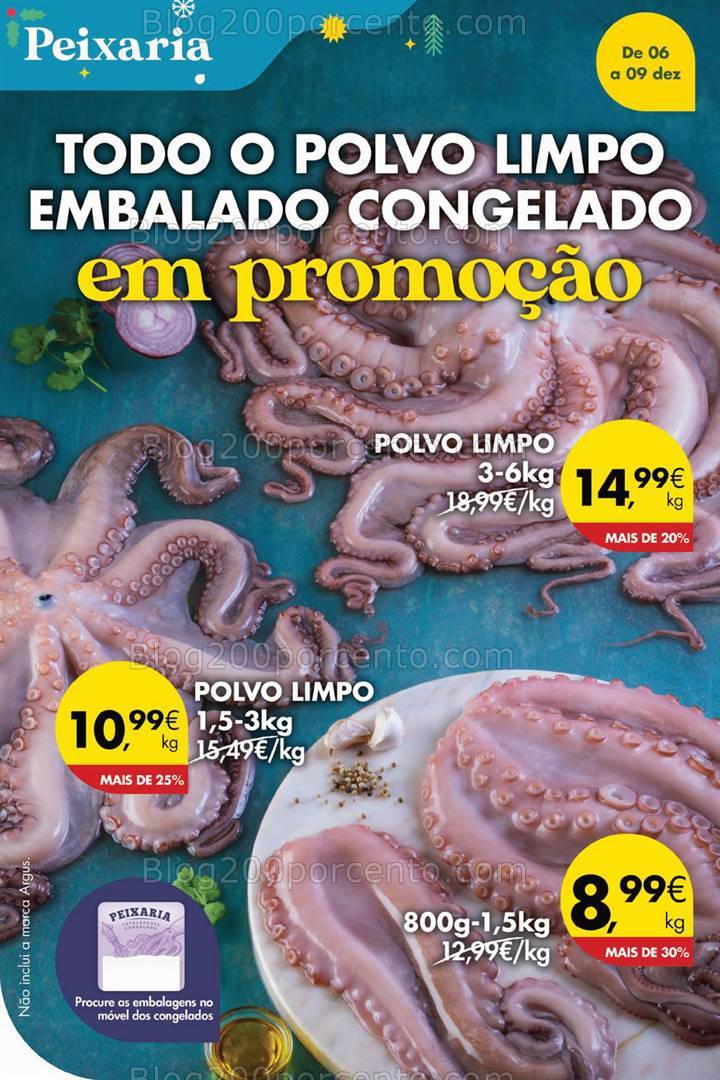 Antevisão Folheto PINGO DOCE Promoções Fim de Semana - 6 a 9 dezembro