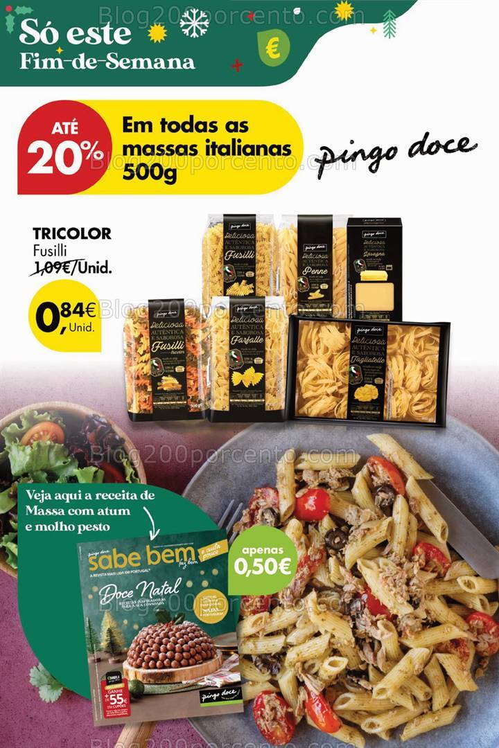 Antevisão Folheto PINGO DOCE Promoções Fim de Semana - 6 a 9 dezembro