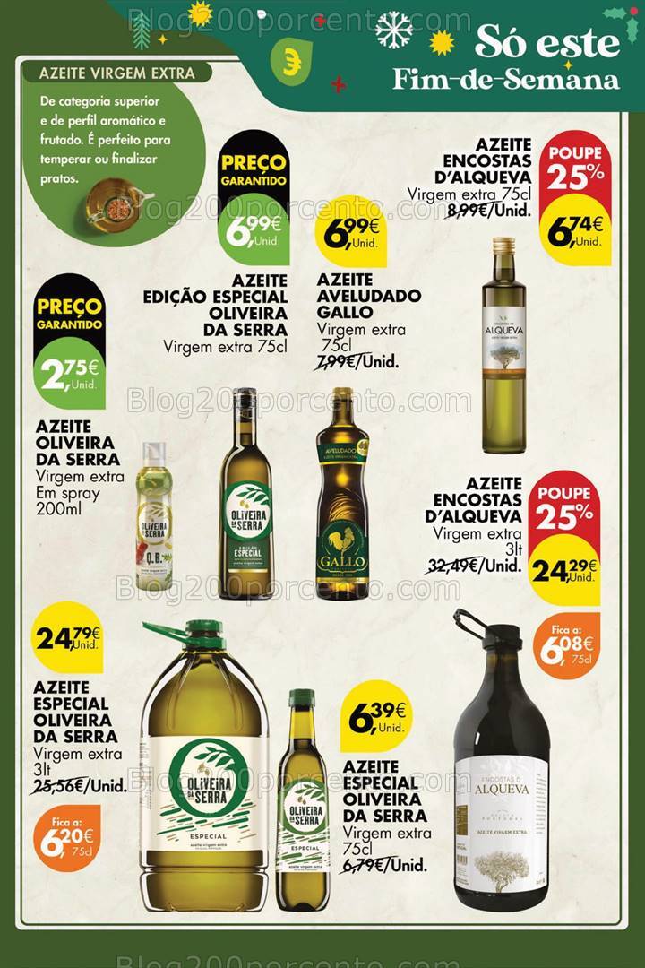 Antevisão Folheto PINGO DOCE Promoções Fim de Semana - 6 a 9 dezembro