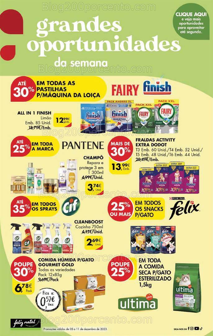 Antevisão Folheto PINGO DOCE Promoções Fim de Semana - 8 a 11 dezembro
