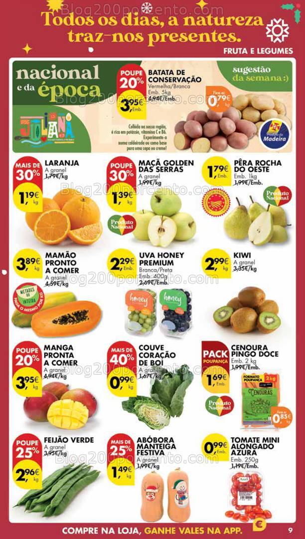 Antevisão Folheto PINGO DOCE Madeira Promoções de 10 a 16 dezembro