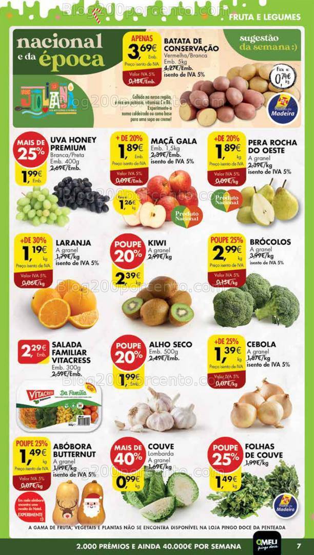 Antevisão Folheto PINGO DOCE Madeira Promoções de 12 a 18 dezembro