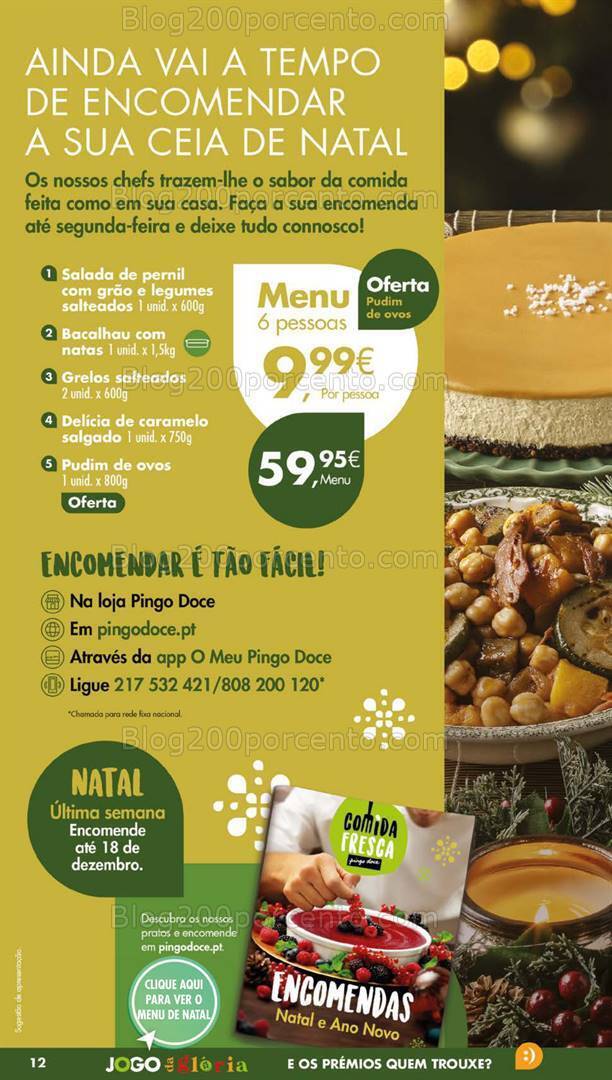 Antevisão Folheto PINGO DOCE Lojas Grandes Promoções de 12 a 18 dezembro