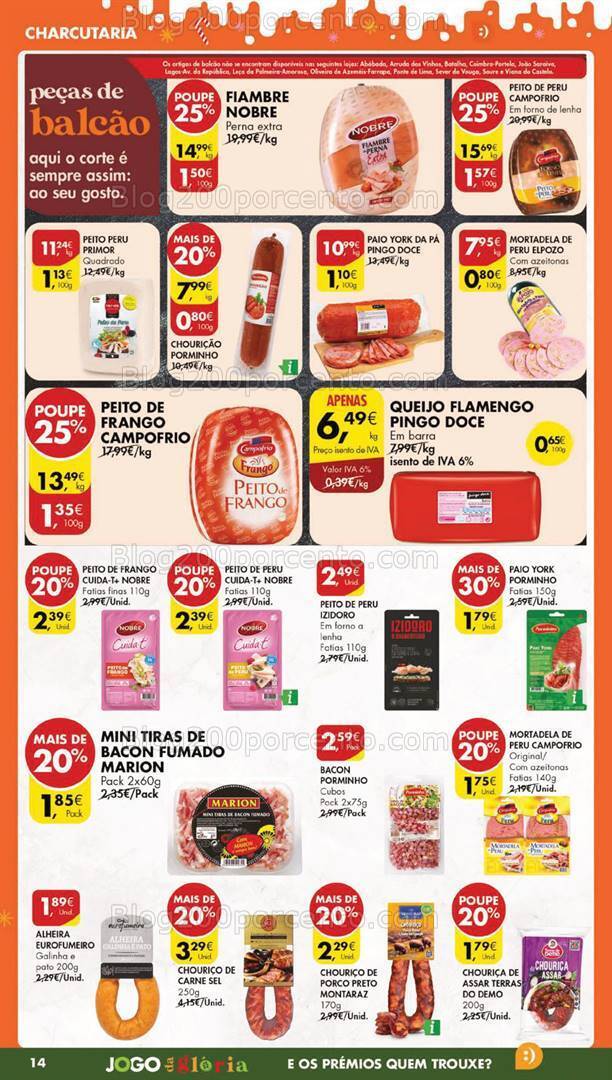 Antevisão Folheto PINGO DOCE Lojas Grandes Promoções de 12 a 18 dezembro