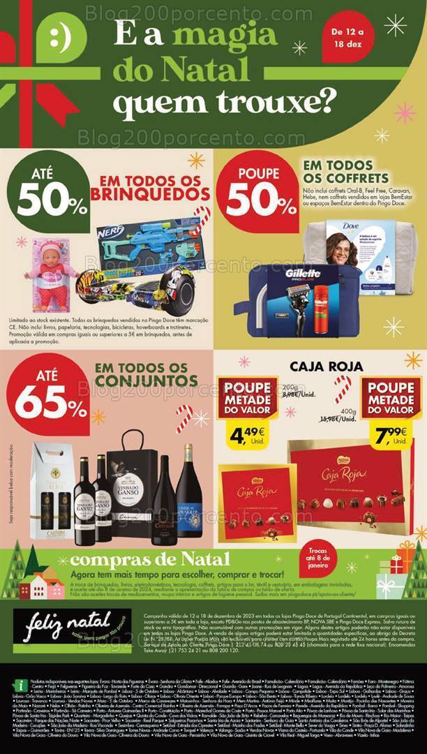 Antevisão Folheto PINGO DOCE Lojas Grandes Promoções de 12 a 18 dezembro
