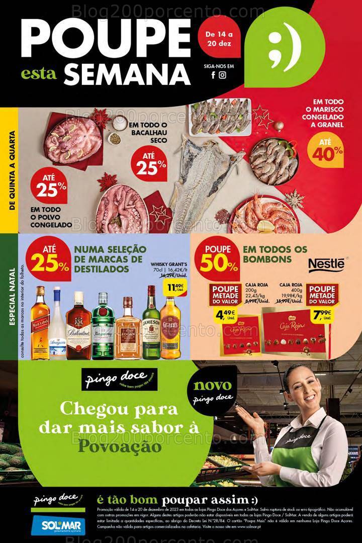 Antevisão Folheto PINGO DOCE Açores Promoções de 14 a 20 dezembro