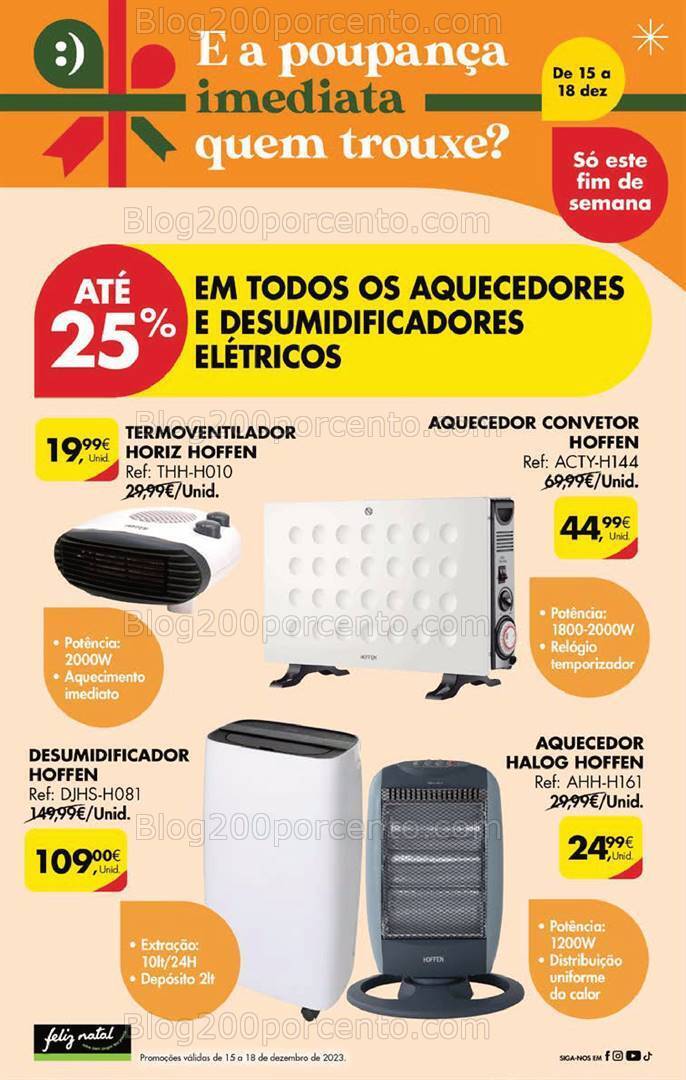 Antevisão Folheto PINGO DOCE Promoções Fim de Semana - 15 a 18 dezembro