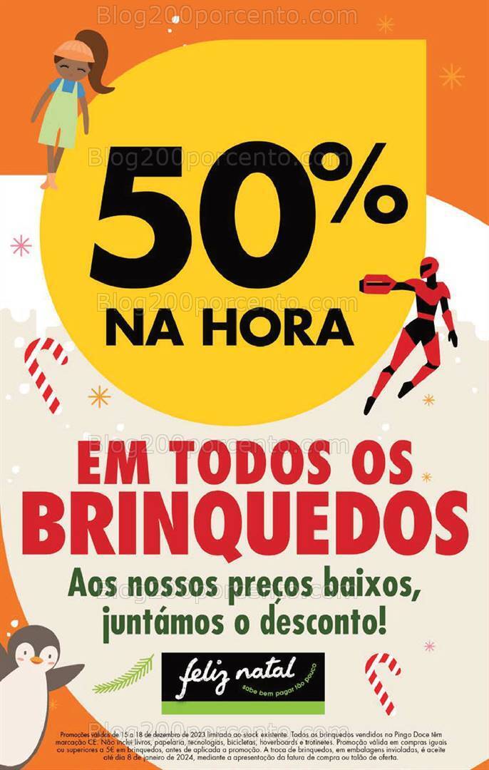 ALERTA - 50% desconto PINGO DOCE Todos os Brinquedos - 15 a 18 dezembro