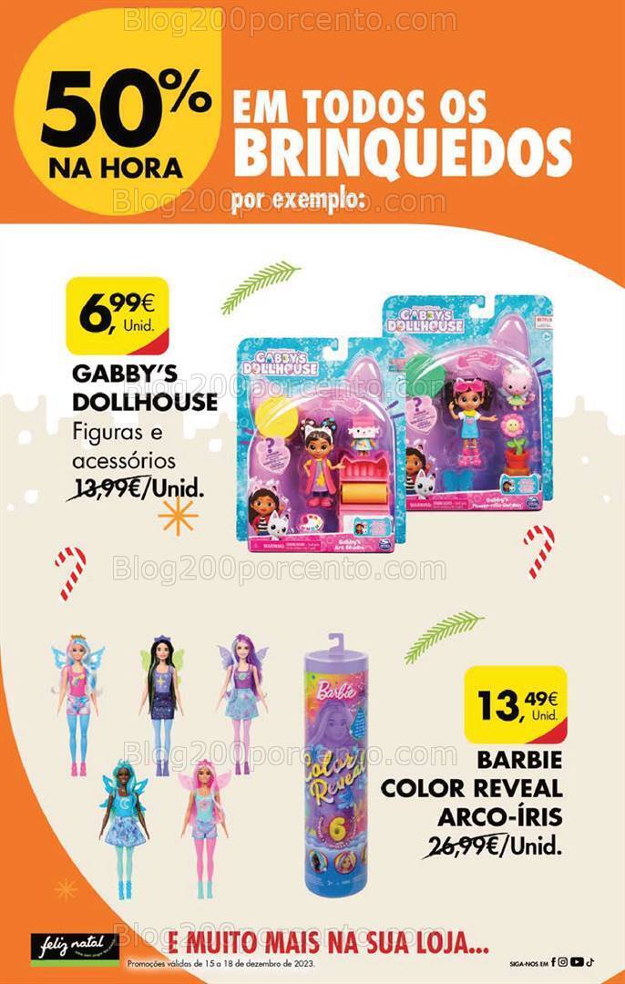 ALERTA - 50% desconto PINGO DOCE Todos os Brinquedos - 15 a 18 dezembro