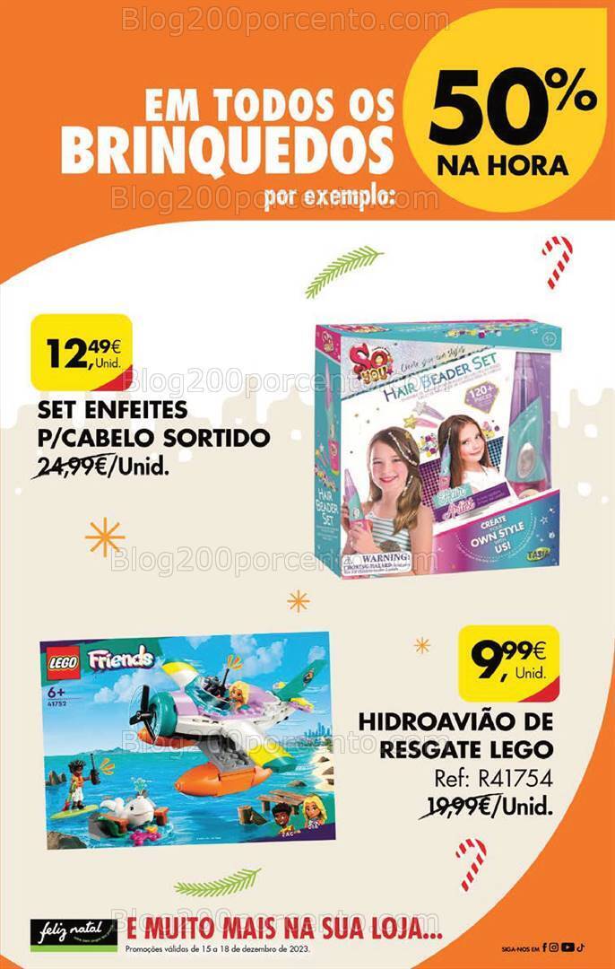ALERTA - 50% desconto PINGO DOCE Todos os Brinquedos - 15 a 18 dezembro