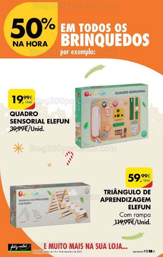 ALERTA - 50% desconto PINGO DOCE Todos os Brinquedos - 15 a 18 dezembro