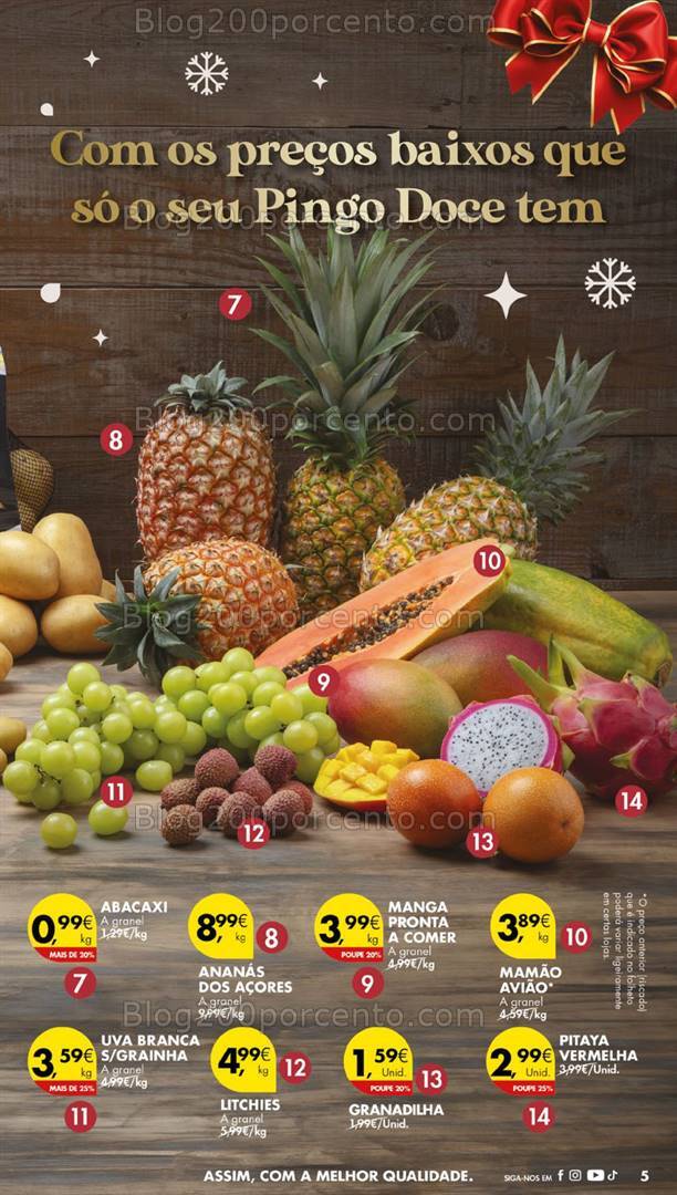 Antevisão Folheto PINGO DOCE Lojas Pequenas Promoções de 17 a 26 dezembro