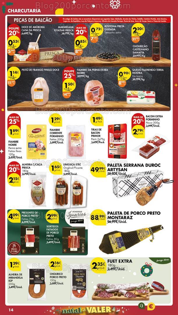 Antevisão Folheto PINGO DOCE Lojas Pequenas Promoções de 17 a 26 dezembro