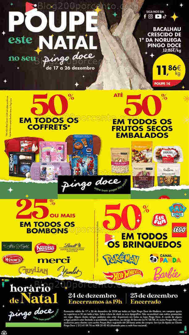 Antevisão Folheto PINGO DOCE Madeira Promoções de 17 a 26 dezembro