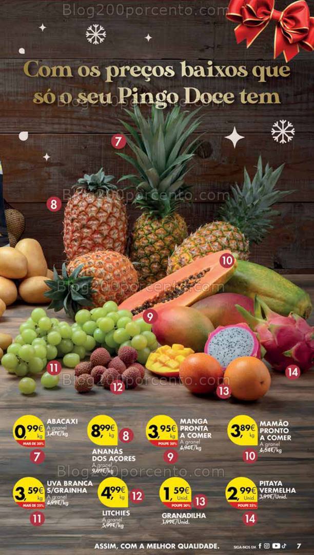 Antevisão Folheto PINGO DOCE Madeira Promoções de 17 a 26 dezembro