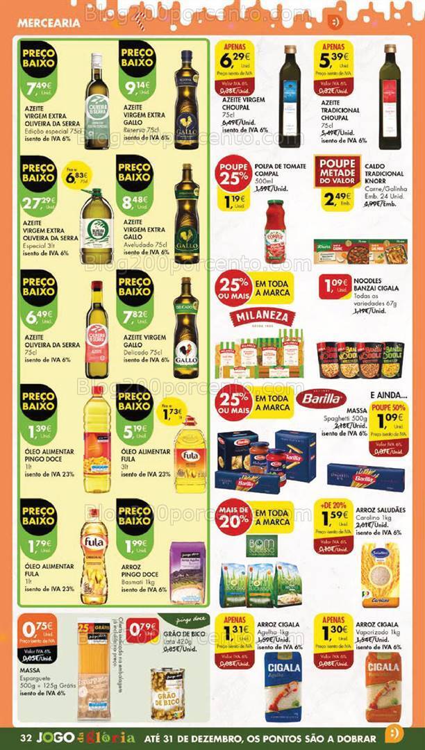 Antevisão Folheto PINGO DOCE Lojas Grandes Promoções de 19 a 26 dezembro