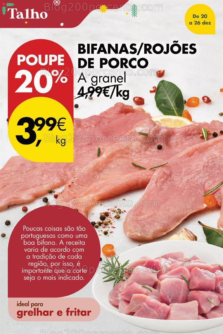 Antevisão Folheto PINGO DOCE Promoções Fim de Semana - 20 a 26 dezembro