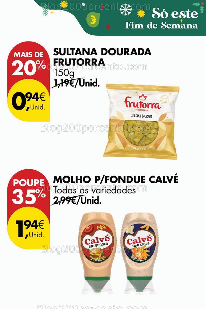 Antevisão Folheto PINGO DOCE Promoções Fim de Semana - 20 a 26 dezembro