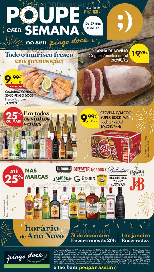 Antevisão Folheto PINGO DOCE Lojas Pequenas Promoções de 27 dezembro a 2 janeiro