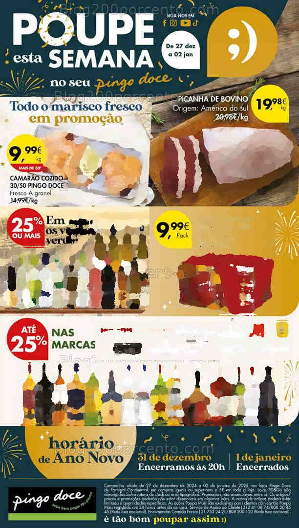 Antevisão Folheto PINGO DOCE Lojas Grandes Promoções de 27 dezembro a 2 janeiro