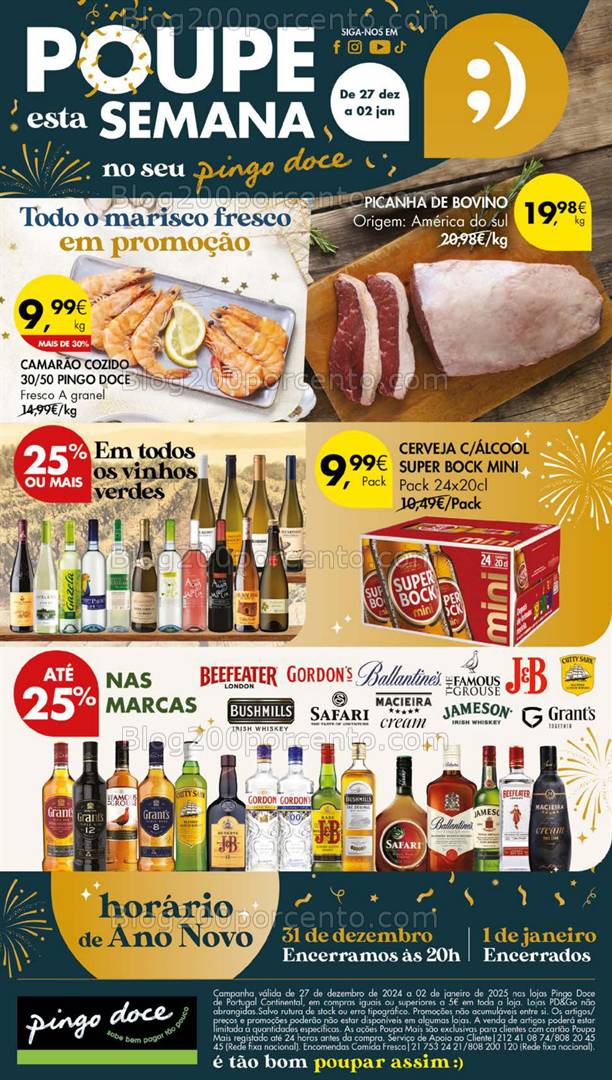 Antevisão Folheto PINGO DOCE Lojas Grandes Promoções de 27 dezembro a 2 janeiro