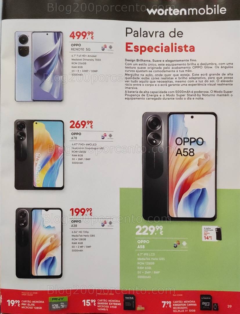 Antevisão Folheto WORTEN Mobile Promoções de 2 a 31 janeiro