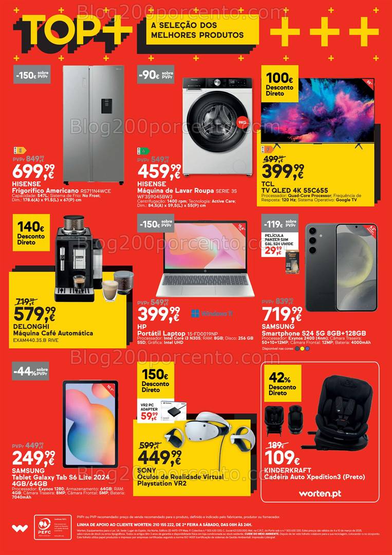 Antevisão Folheto WORTEN Promoções de 4 a 10 março