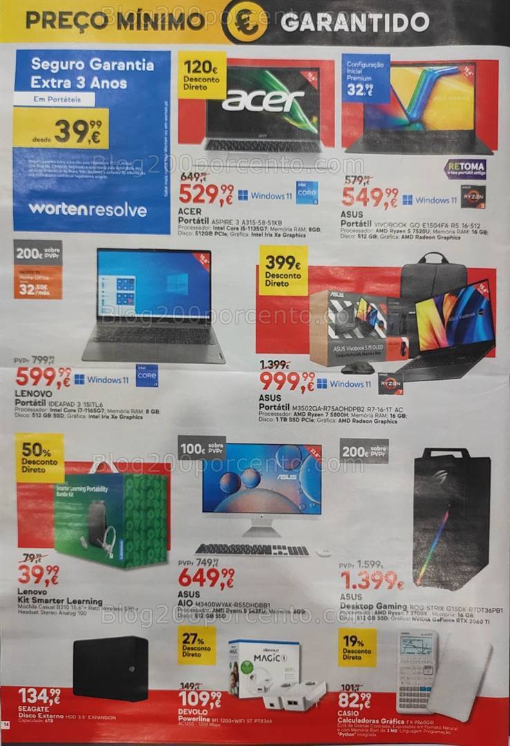 Antevisão Folheto WORTEN Promoções de 5 a 11 setembro