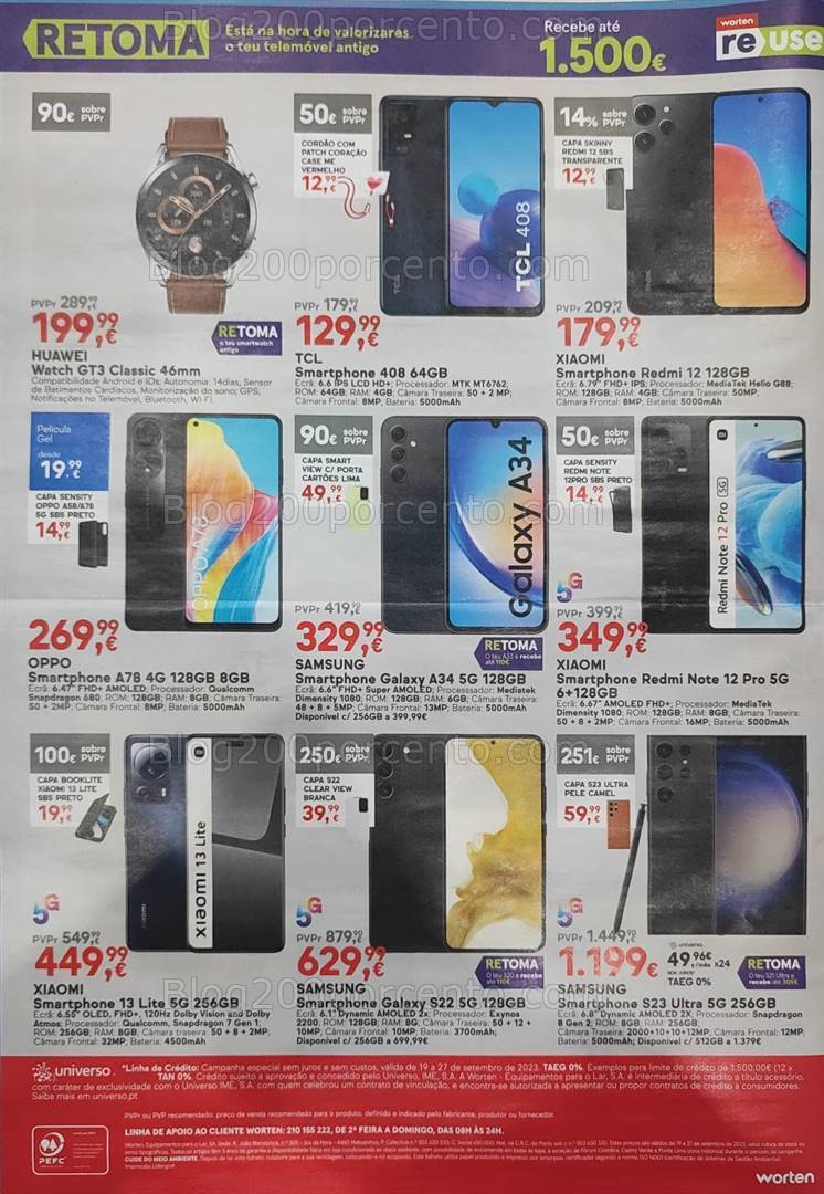 Antevisão Folheto WORTEN Promoções até 27 setembro