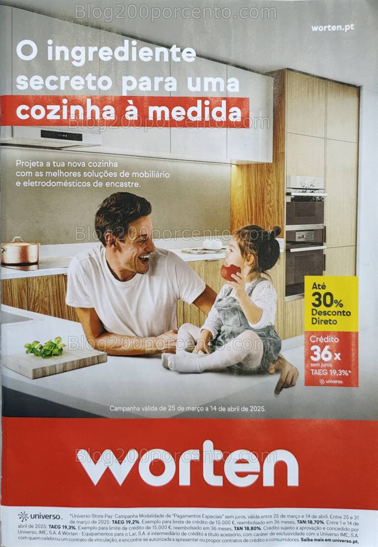 Antevisão Folheto WORTEN Especial Cozinhas Promoções de 25 março a 14 abril