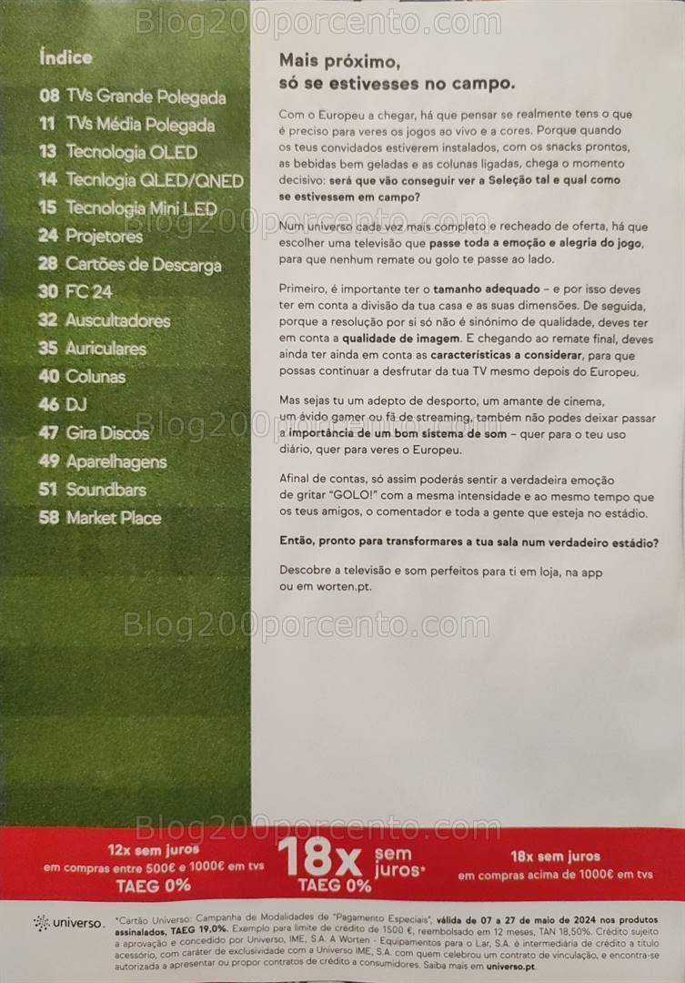 Antevisão Folheto WORTEN Especial Europeu Promoções até 27 maio