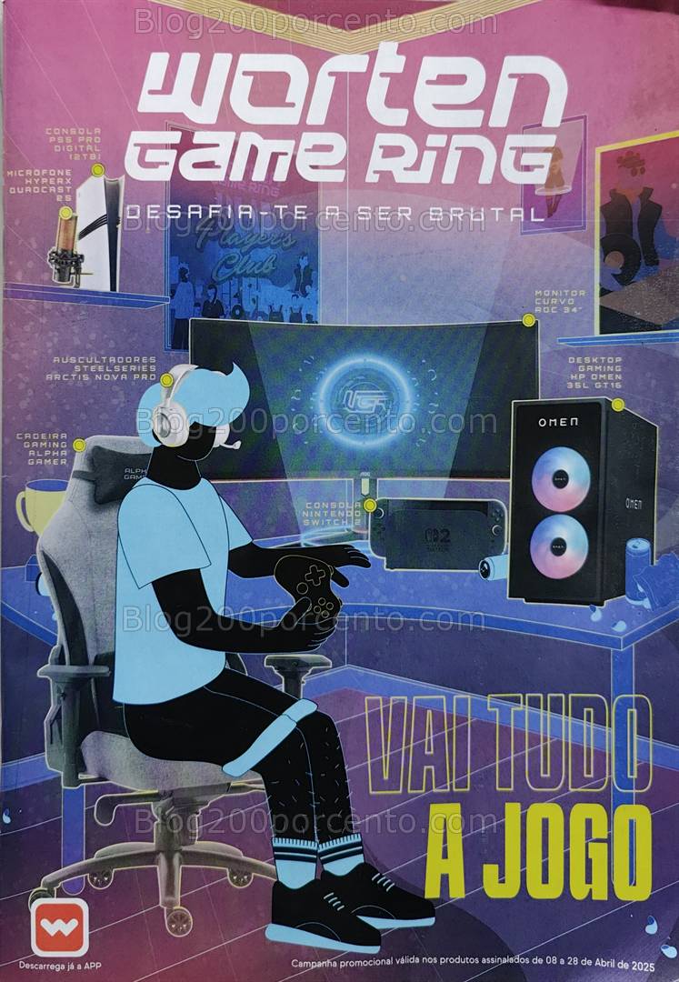 Antevisão Folheto WORTEN Game Ring Promoções até 28 abril