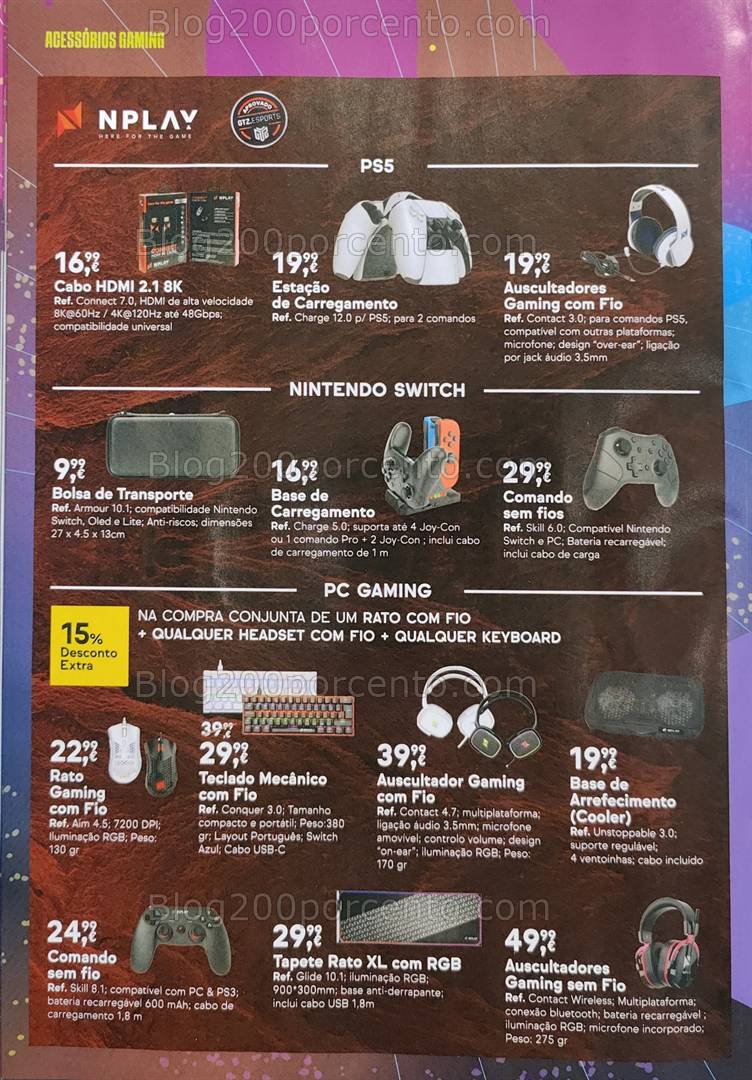 Antevisão Folheto WORTEN Game Ring Promoções até 28 abril