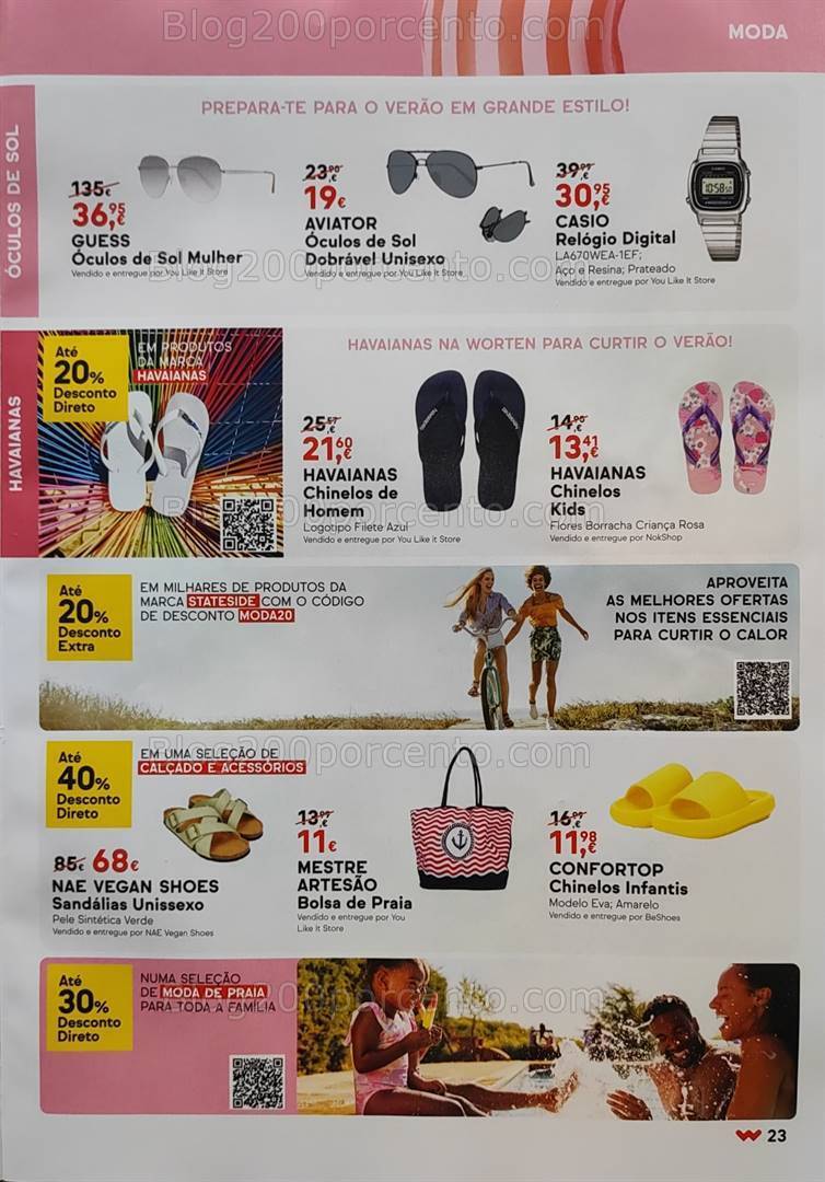 Antevisão Folheto WORTEN Verão Promoções de 3 a 24 junho