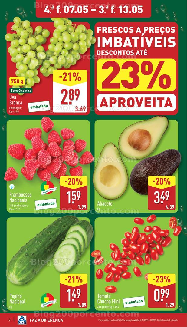 Antevisão Folheto ALDI Promoções de 7 a 13 maio