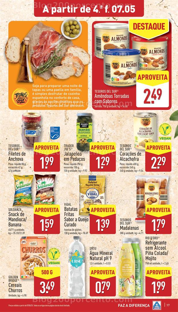Antevisão Folheto ALDI Promoções de 7 a 13 maio