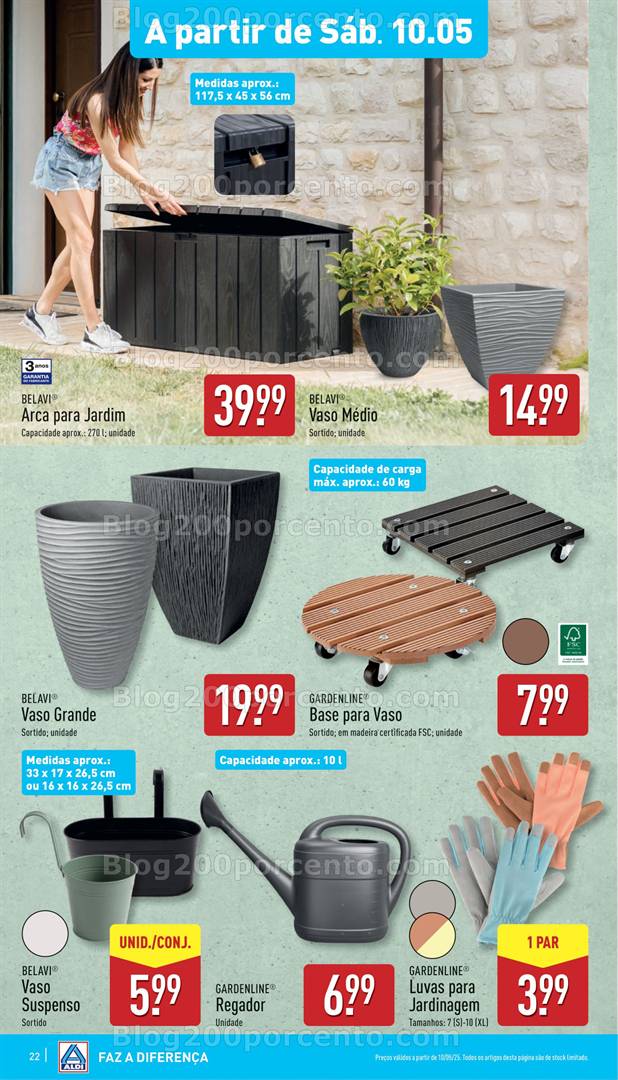 Antevisão Folheto ALDI ar livre