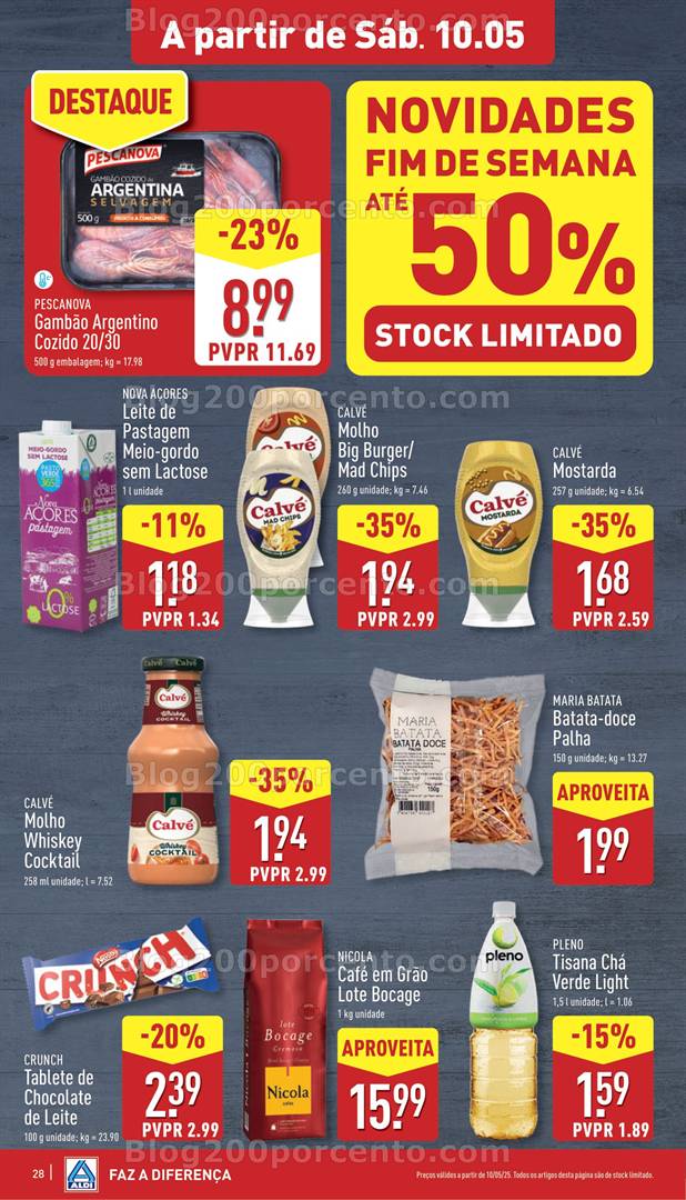 Antevisão Folheto ALDI fim de semana