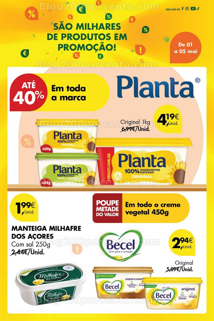 Antevisão Folheto PINGO DOCE Promoções Fim de Semana - 1 de maio a 5 de maio