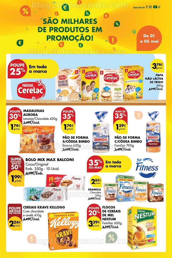 Antevisão Folheto PINGO DOCE Promoções Fim de Semana - 1 de maio a 5 de maio