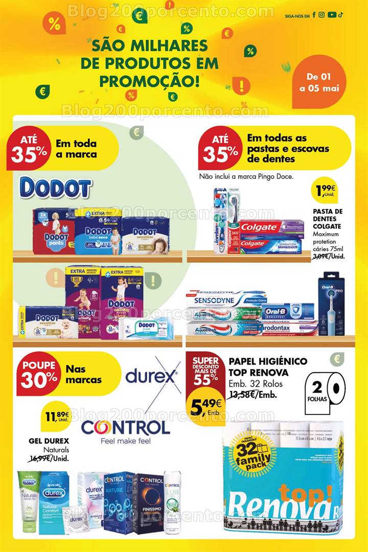 Antevisão Folheto PINGO DOCE Promoções Fim de Semana - 1 de maio a 5 de maio